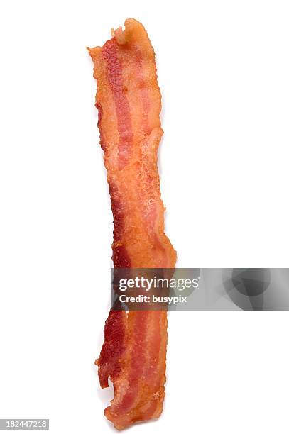 bacon portrait - bacon strip stock pictures, royalty-free photos & images