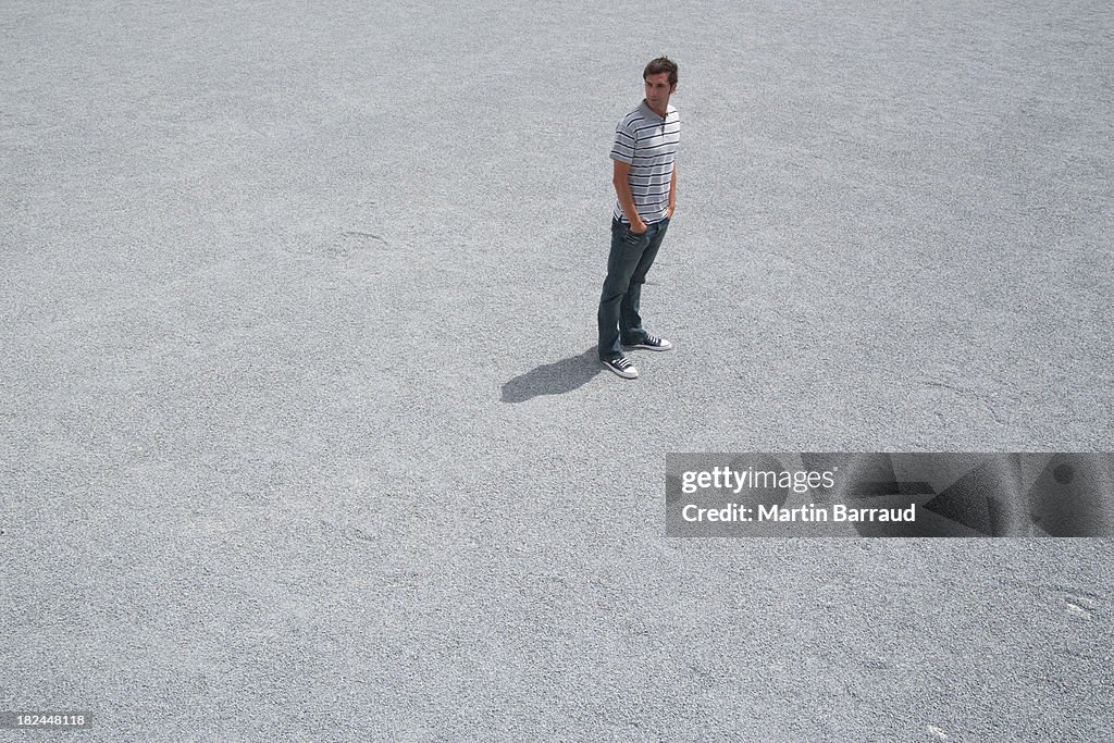 Man standing outdoors