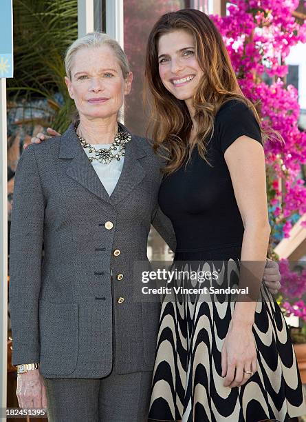 Actress Lake Bell and mother designer Robin Bell attend the Airbnb presents Hello LA with celebrity designed pop ups - Lake Bell and Robin Bell at...