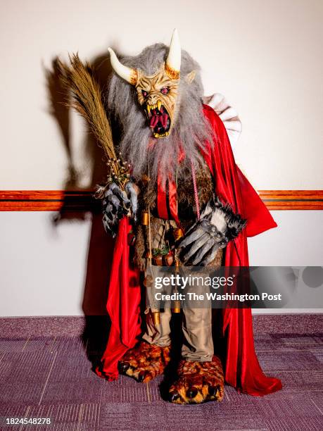 December 2nd: Gunnarr Nordby as young Krampus at Terror Traders A Christmas to Dismember on Saturday December 2nd, 2023 in Mesa, AZ.