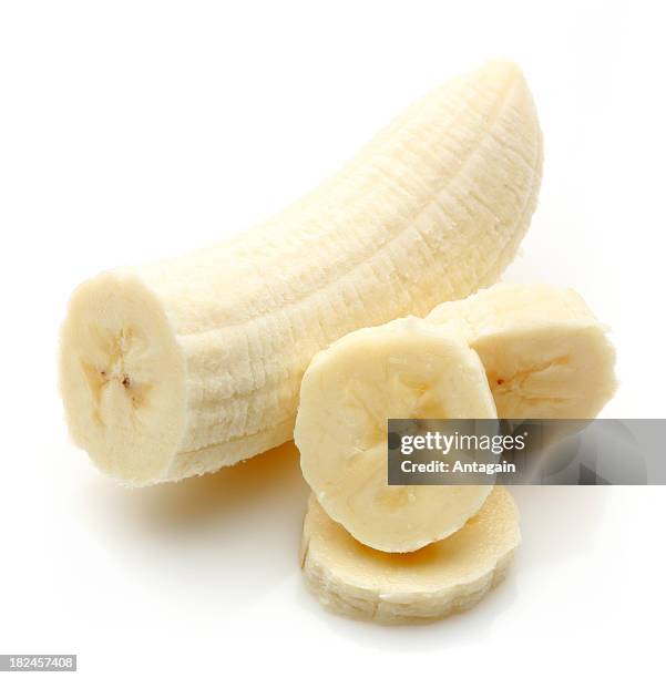 banana - slice of food stock pictures, royalty-free photos & images