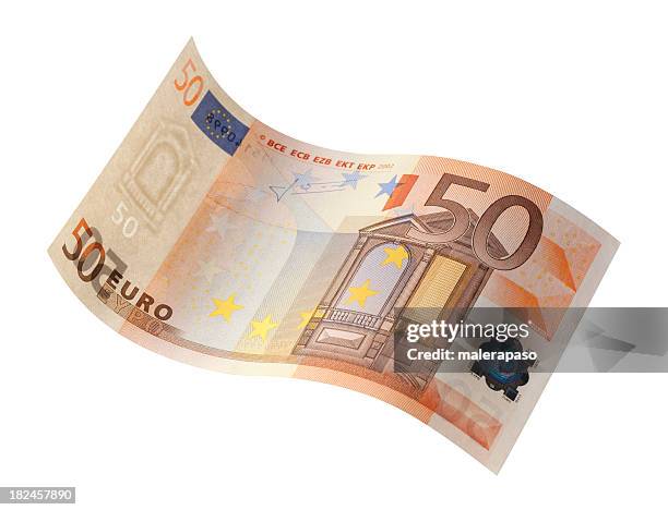 fünfzigeuroschein - banknote stock-fotos und bilder