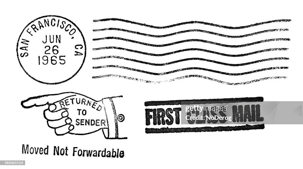 San Francisco, California Vintage Postmark