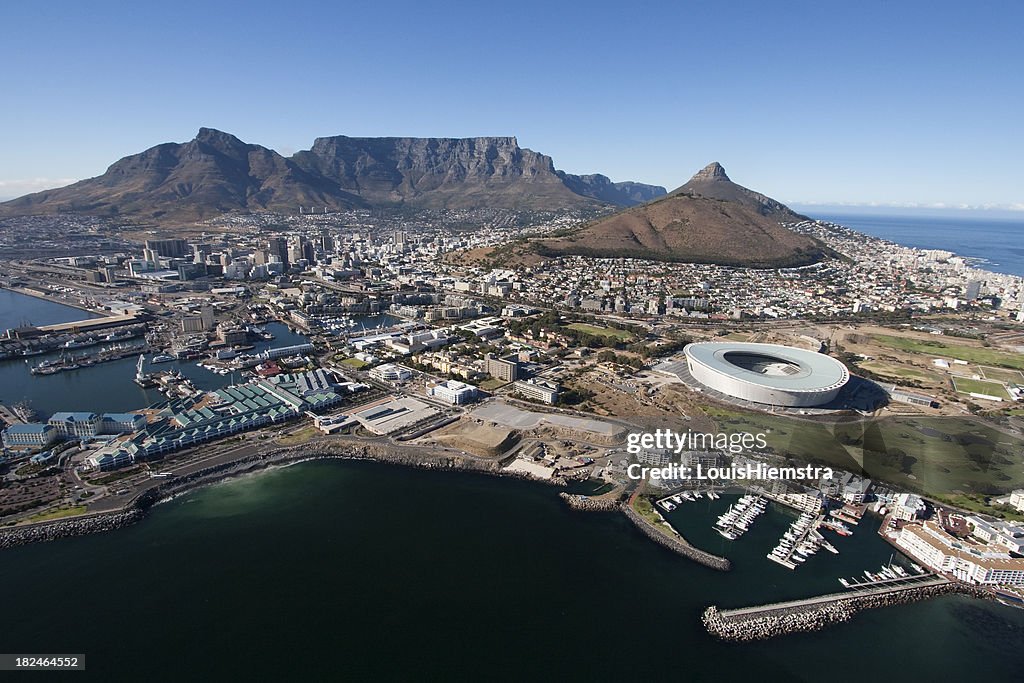 Cape Town Table Mountain Aerial