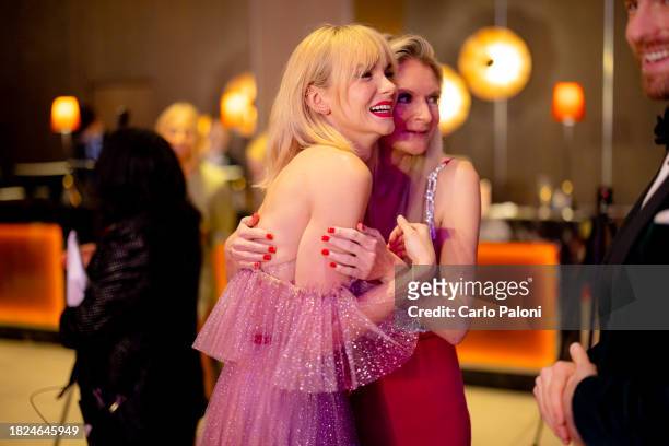 Joanna Vanderham and guest attend the 2023 BAFTA Scotland Awards Champagne Reception held at the DoubleTree by Hilton Glasgow Central on November 19,...
