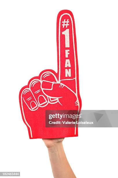 number one - schuimhand stockfoto's en -beelden