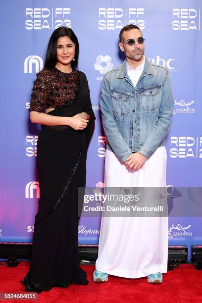 Katrina Kaif and Ceo of the Red Sea International Film Festival Mohammed Al Turki attend the In Conversation With Katrina Kaif during the Red Sea...