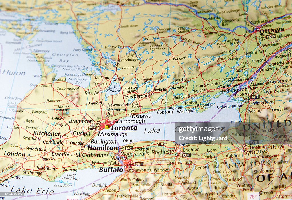 Toronto Map Map Of Toronto With X – Toronto Canada Map Pdf – QTOY
