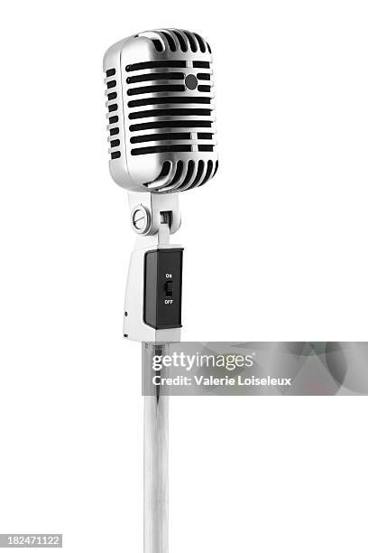 microphone - microphone stand stock pictures, royalty-free photos & images