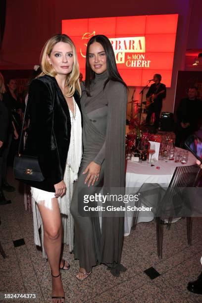 Mischa Barton, Super model Adriana Lima during the 15th Mon Cheri hosts Barbara Tag at Isarpost on December 4, 2023 in Munich, Germany.