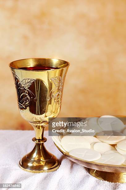 communion - the last supper stock pictures, royalty-free photos & images