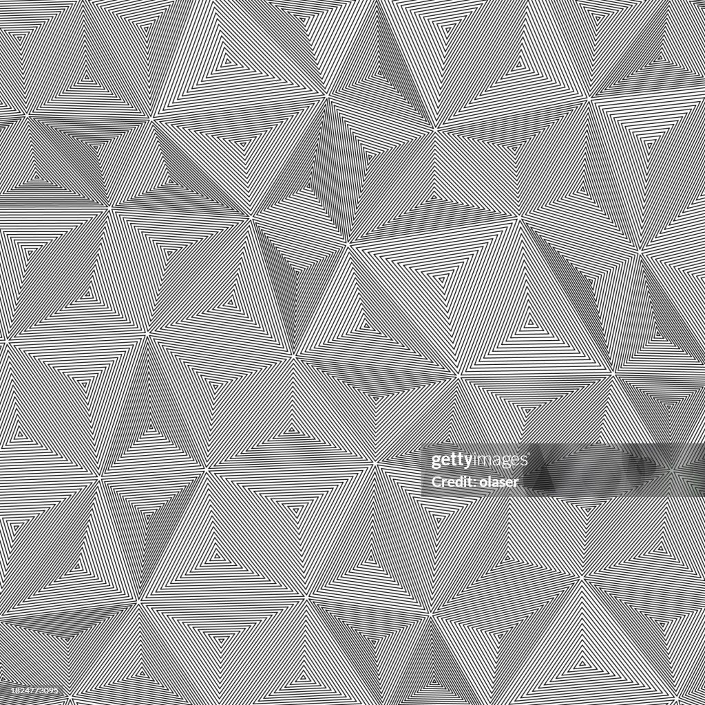 Geometric Pattern With Threedimensional Triangles High-Res Vector ...