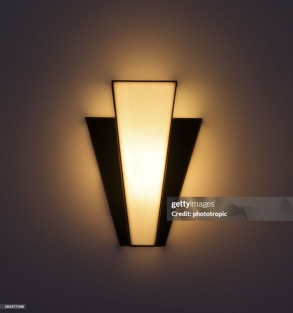 Art Deco wall light