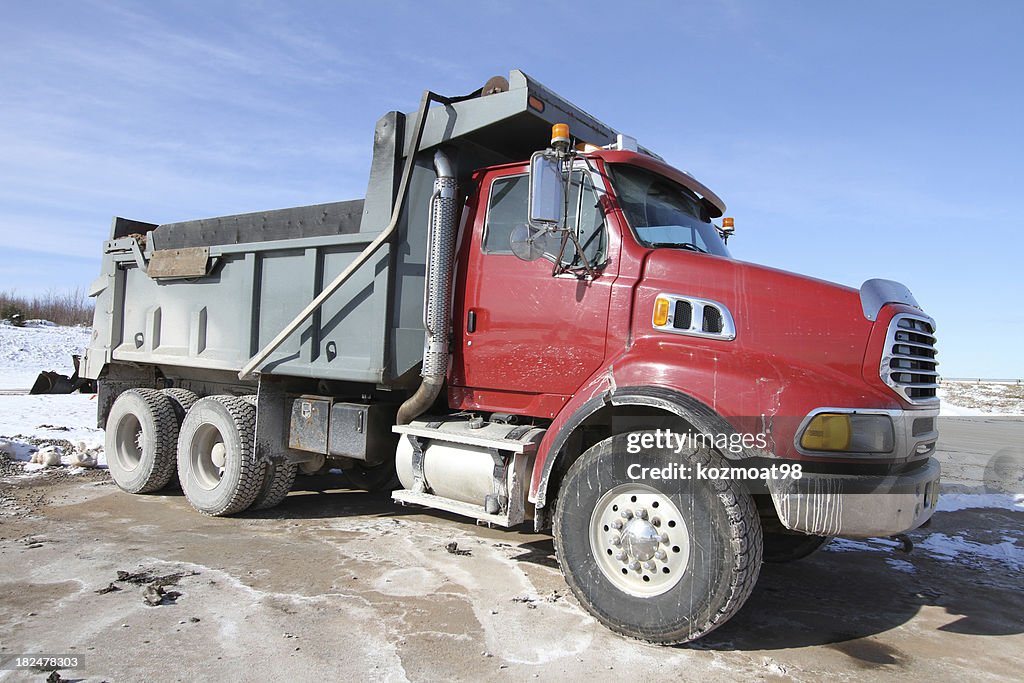Red Dump Truck