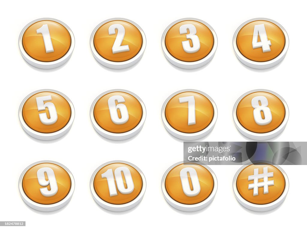 Numbers icons