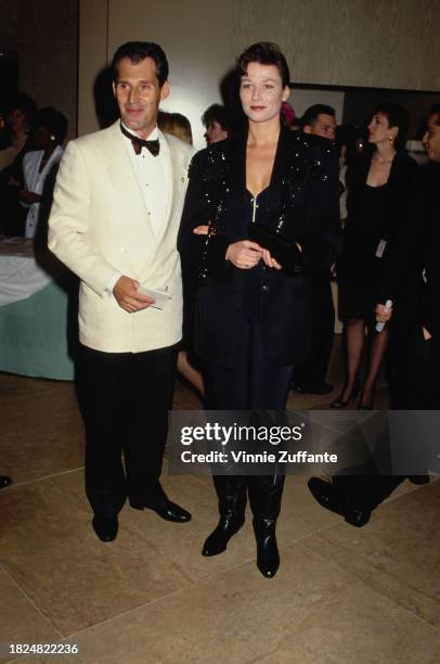 British actor Ben Cross and guest attend the 43rd Annual Writers Guild of America Awards, held at the Beverly Hilton Hotel in Beverly Hills,...