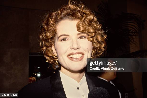 American actress Geena Davis attends the 44th Annual Directors Guild Awards, held at the Beverly Hilton Hotel in Beverly Hills, California, 14th...