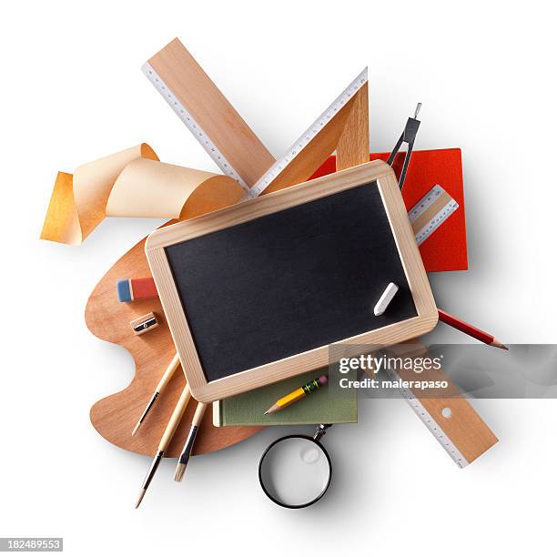 school - eraser on white stock pictures, royalty-free photos & images