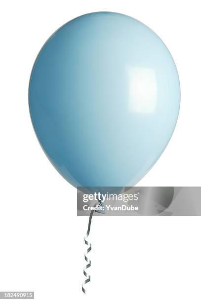 party ballons, isoliert auf weiss - luftballon stock-fotos und bilder