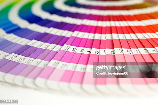 farbe-karte - kunstdruck stock-fotos und bilder
