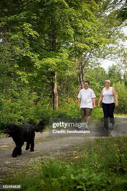 healthy walk - twohumans stock pictures, royalty-free photos & images