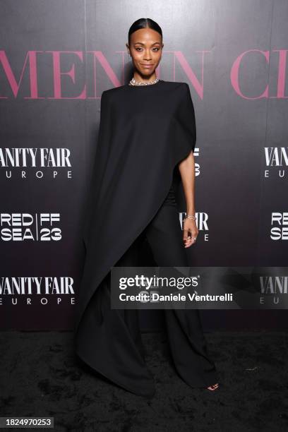 Zoe Saldana attends the Women In Cinema Gala during the Red Sea International Film Festival 2023 on December 01, 2023 in Jeddah, Saudi Arabia.