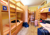 Youth Hostel Dorm Room