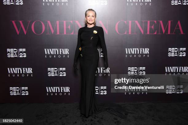 Sharon Stone attends the Women In Cinema Gala during the Red Sea International Film Festival 2023 on December 01, 2023 in Jeddah, Saudi Arabia.