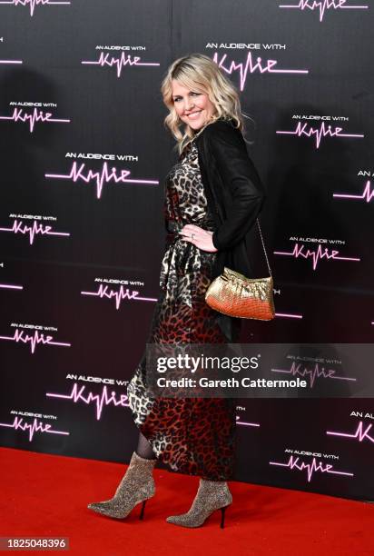 Ashley Jensen attends 'An Audience With Kylie' at The Royal Albert Hall on December 01, 2023 in London, England.