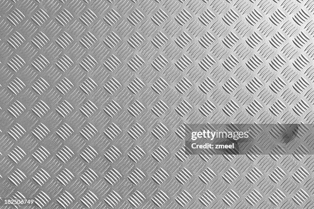 diamond metal plate - flooring stock pictures, royalty-free photos & images