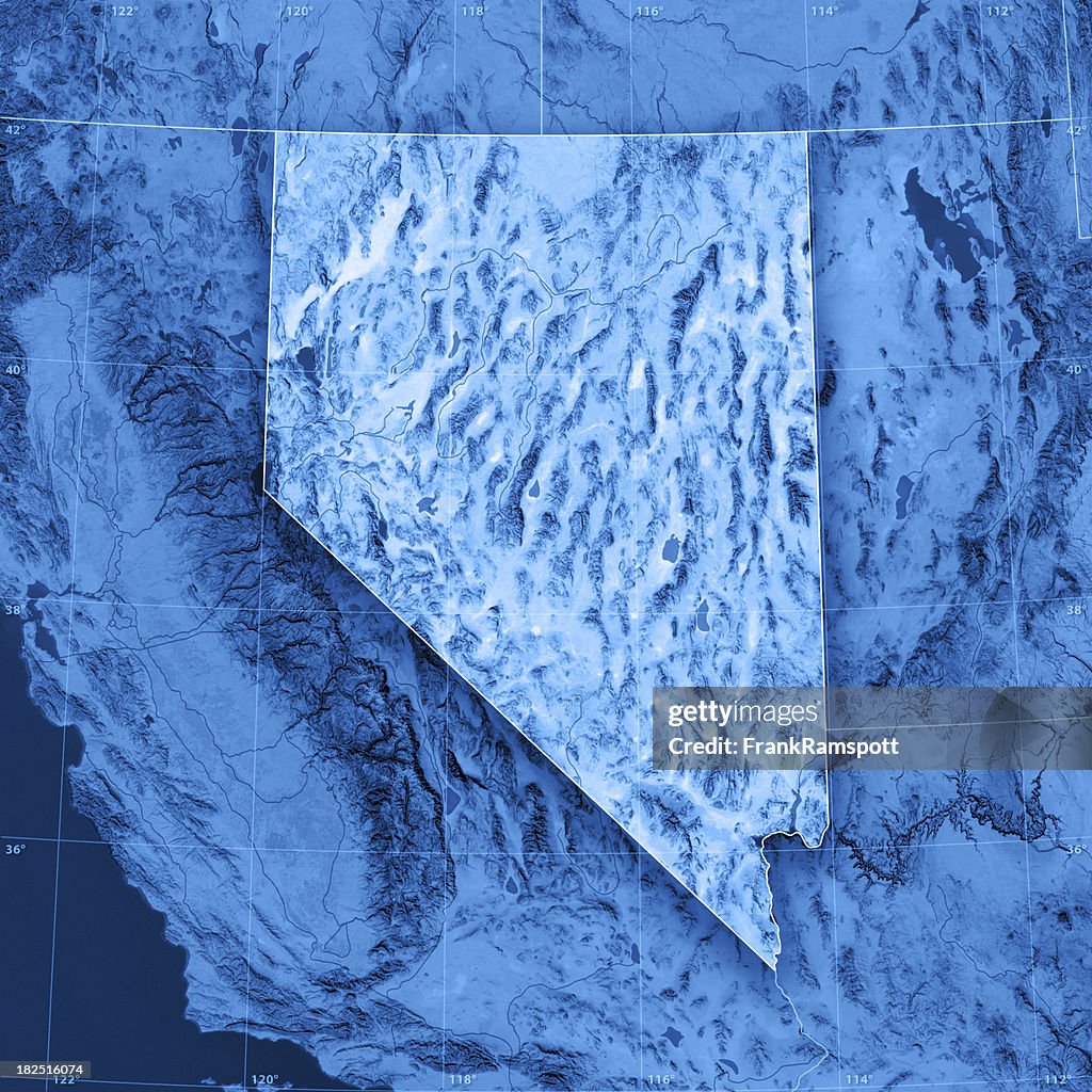 Nevada Topographic Map