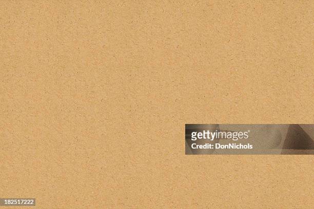high resolution recycled cardboard - brown paper texture stock pictures, royalty-free photos & images