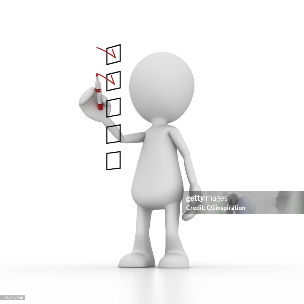 Checklist Aimage Checklist High-Res Stock Photo - Getty Images