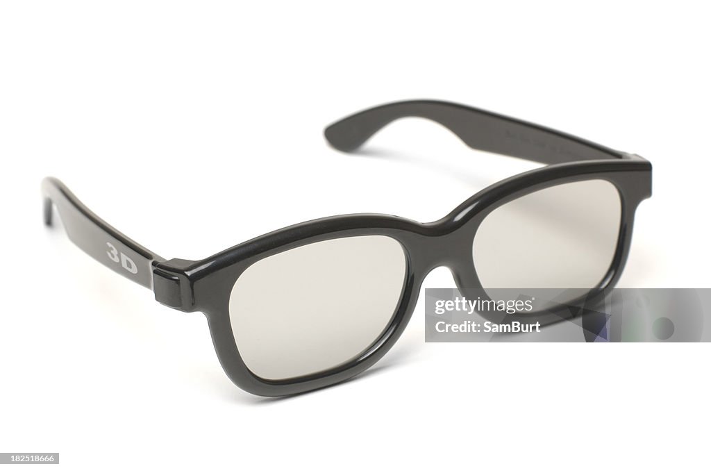 Modern 3D Glasses w/ Text