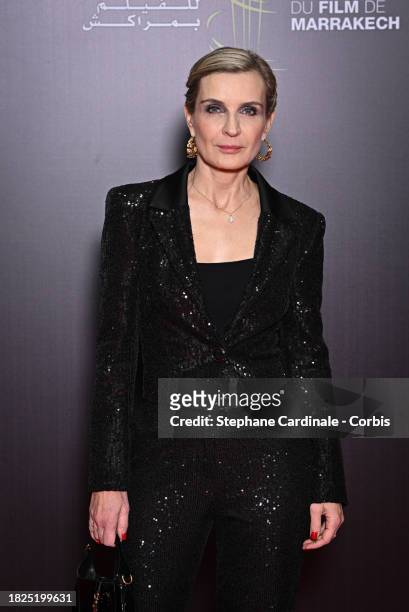Melita Toscan du Plantier attends the "Making Of" premiere during the 20th Marrakech International Film Festival on December 01, 2023 in Marrakech,...