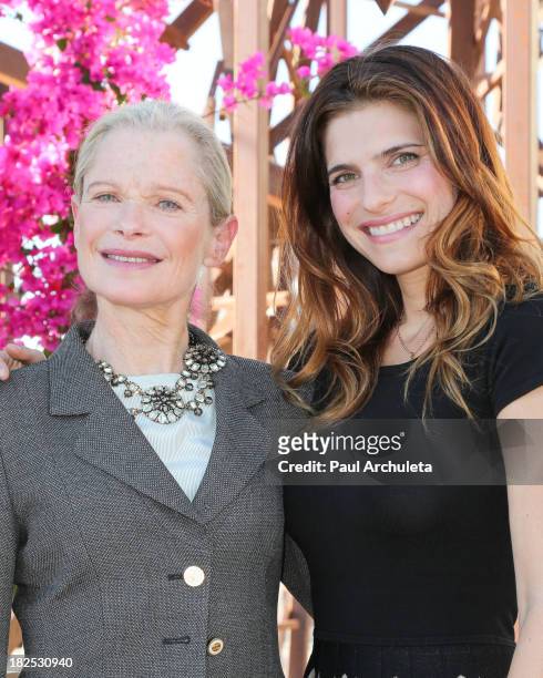 Actress Lake Bell and her Mother Robin Bell host Airbnb Hello LA with celebrity designed Pop-Ups at The Arts District on September 29, 2013 in Los...