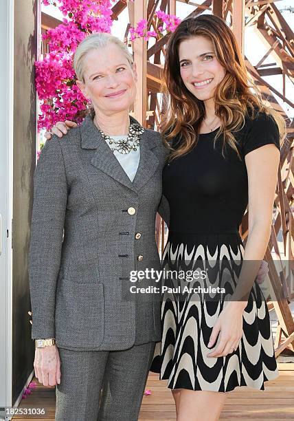 Actress Lake Bell and her Mother Robin Bell host Airbnb Hello LA with celebrity designed Pop-Ups at The Arts District on September 29, 2013 in Los...