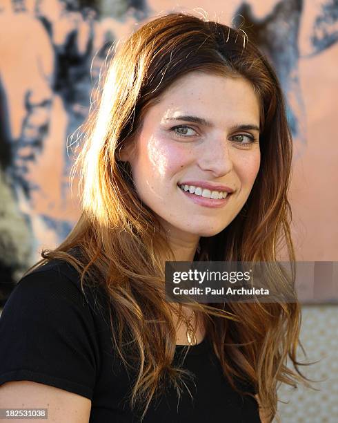 Actress Lake Bell Hosts Airbnb Hello LA with celebrity designed Pop-Ups at The Arts District on September 29, 2013 in Los Angeles, California.