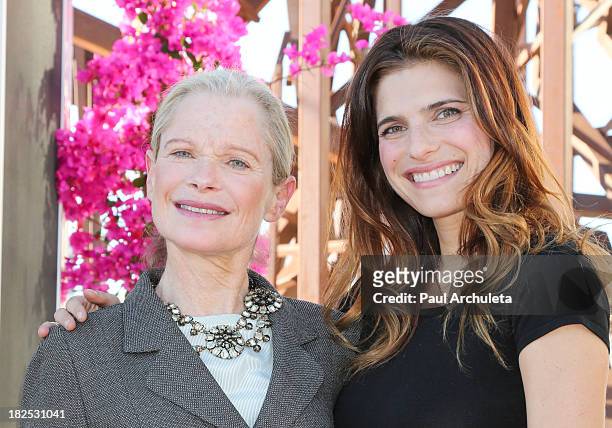 Actress Lake Bell and her Mother Robin Bell host Airbnb Hello LA with celebrity designed Pop-Ups at The Arts District on September 29, 2013 in Los...