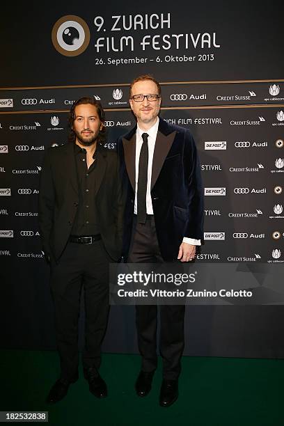 Producer Greg Shapiro and Director James Gray attend 'The Immigrant' Green Carpet during the Zurich Film Festival 2013 on September 29, 2013 in...