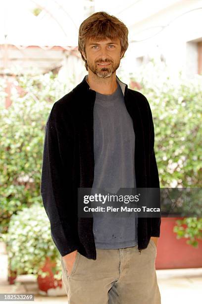 Actor Kim Rossi Stuart attends an "Anni Felici" photocall at hotel Baglioni on September 30, 2013 in Milan, Italy.