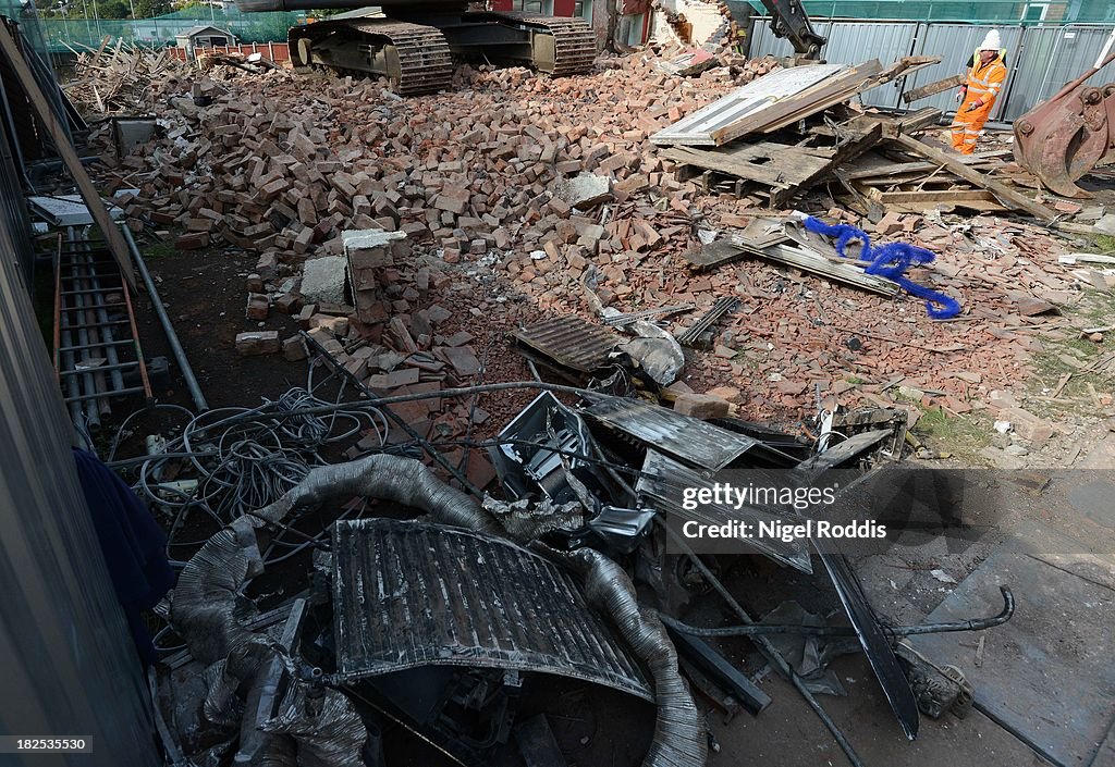 Mick Philpott's House Is Demolished