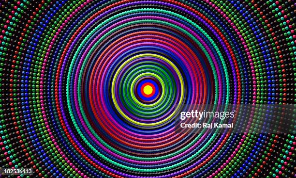 polka dot circular creative design. - bead stock illustrations