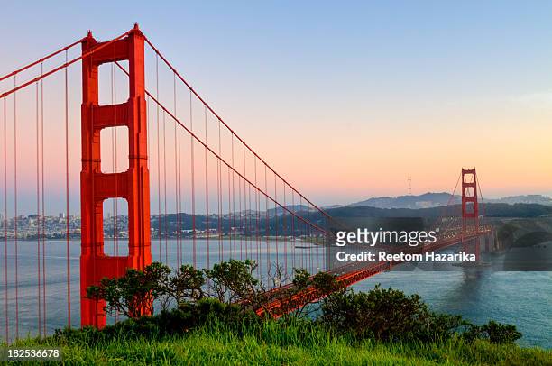 [UNVERIFIED CONTENT] GOLDEN GATE BRIDGE SAN FRANCISCO DOWN TOWN SAUSALITO MARIN HEADLANDS CALIFORNIA PENINSULA SUNSET COLORS POSTCARD CONSERVANCY...