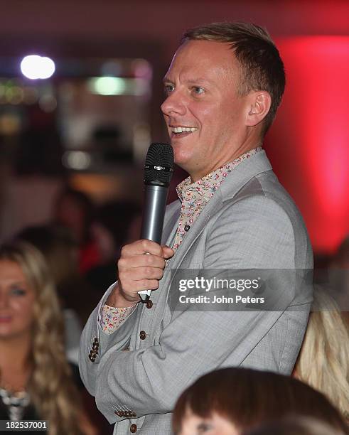 Actor Antony Cotton attends the Manchester United Foundation Ladies Lunch, raising money for The Christie Charity and Francis House Children's...