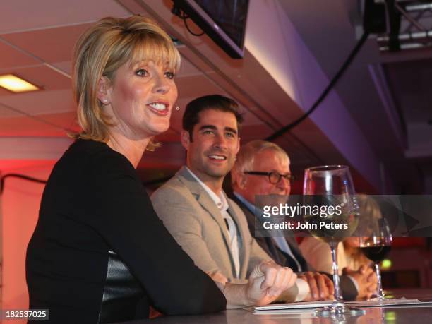 Presenter Ruth Langsford attends the Manchester United Foundation Ladies Lunch, raising money for The Christie Charity and Francis House Children's...