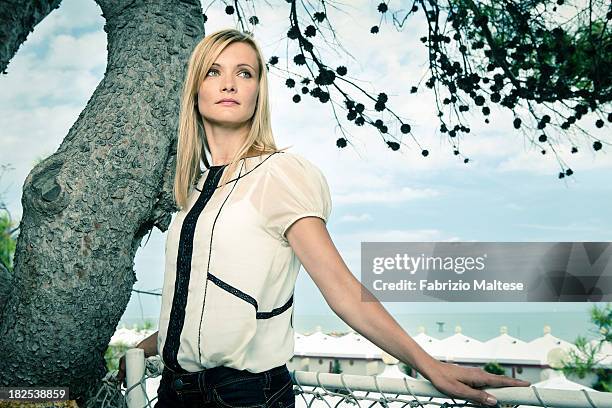 Actress Alexandra Finder is photographed for The Hollywood Reporter during the 70th Venice International Film Festival on September 1, 2013 in...