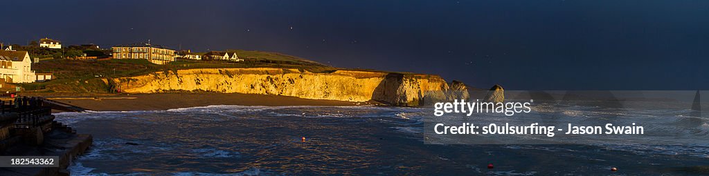 Amazing light at Freshwater Bay this evening!