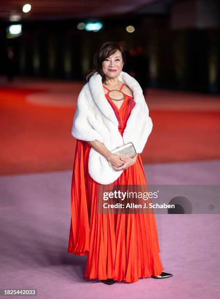 Los Angeles, CA Janet Yang, President, AMPAS, attends the 3rd Annual Academy Museum Gala at Academy Museum of Motion Pictures on December 03, 2023 in...