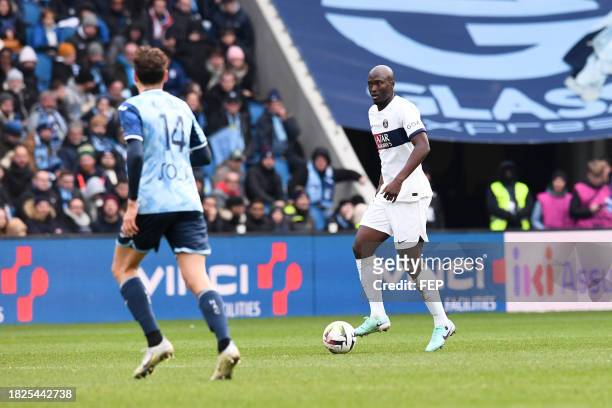Danilo Luis Helio PEREIRA during the Ligue 1 Uber Eats match between Havre Athletic Club and Paris Saint-Germain Football Club at Stade Oceane on...